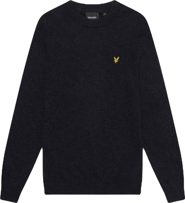Men's Lambswool Blend Crew Neck Sweater