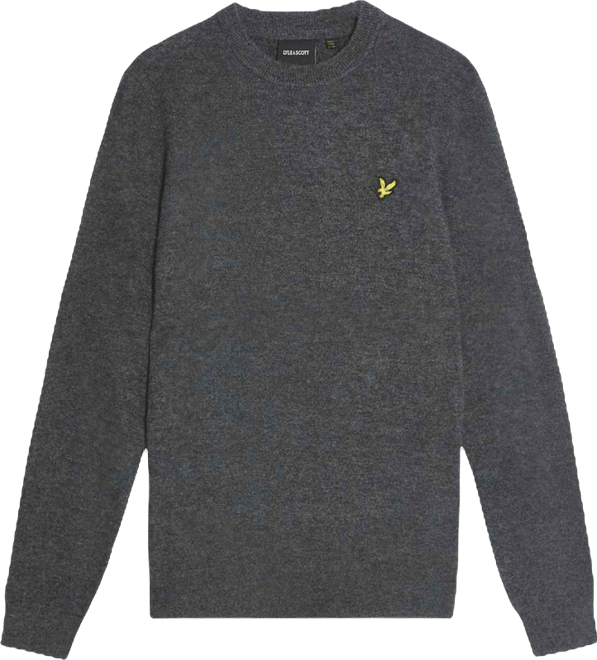 Men's Lambswool Blend Crew Neck Sweater