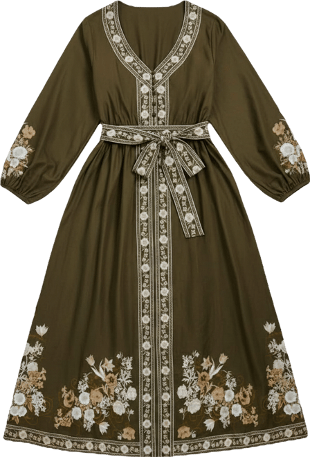 Women's Plus Size Ethereal Escape Maxi Dress