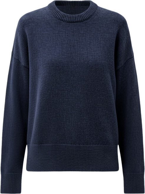Women's Oversized Crewneck Wool-Cashmere Sweater
