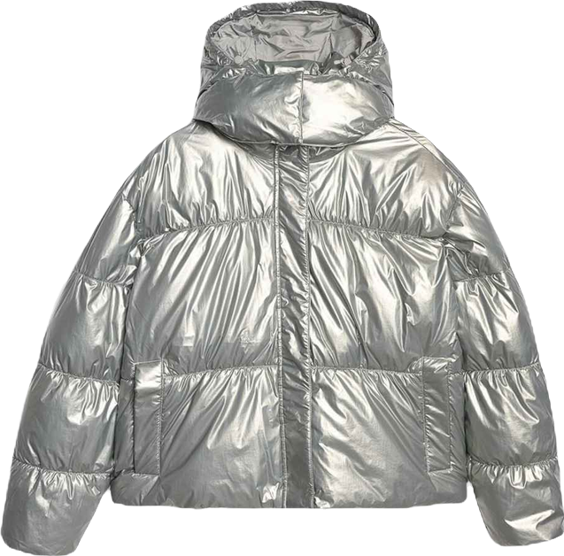 Women's down jacket with synthetic filling