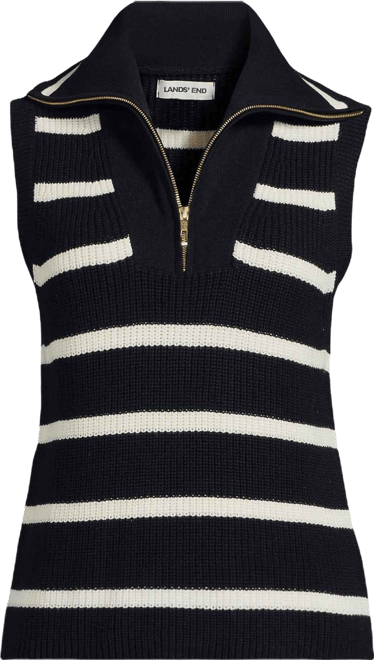 Women's Drifter Quarter Zip Vest Sweater