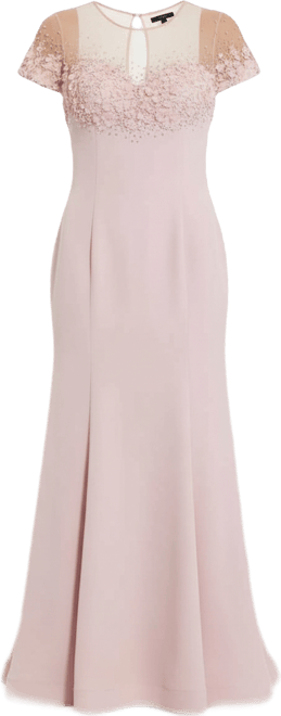 Women's Mermaid Crepe Gown