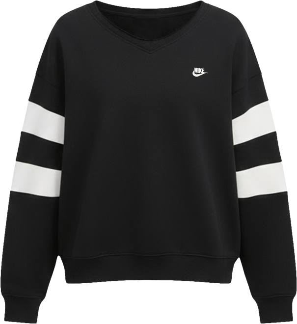 나이키 스포츠웨어 클럽 플리스 여성 오버사이즈 브이넥 스웻셔츠