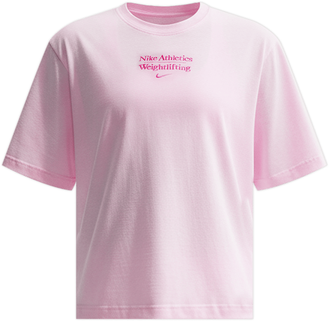 Nike Weightlifting Playera de corte cuadrado para mujer
