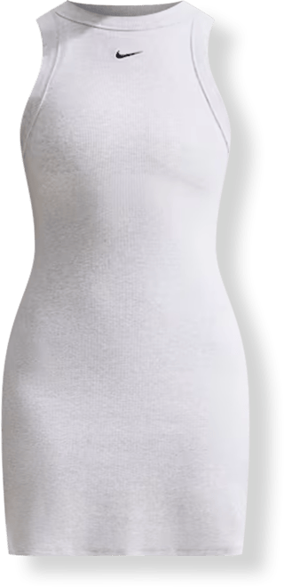 princess polly baby blue dress Nike DM6230-272 NSW Essential Ribbed Womens Dress main image 0