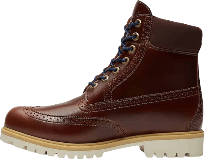 Shop Timberland Heritage 6-Inch Waterproof Boot TB0A2A8VEM4 brown