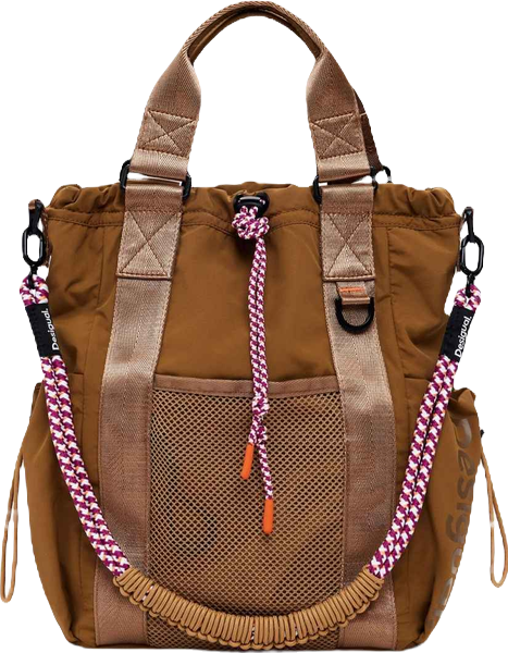 Women's Multi-position backpack with drawstrings