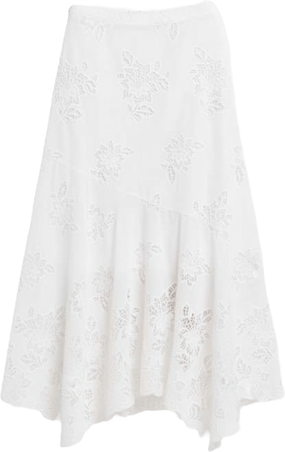 Women's Embroidered Handkerchief-Hem Maxi Skirt, Macy's Exclusive
