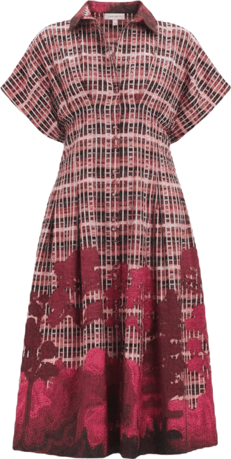 Women's Tartan Midi Dress