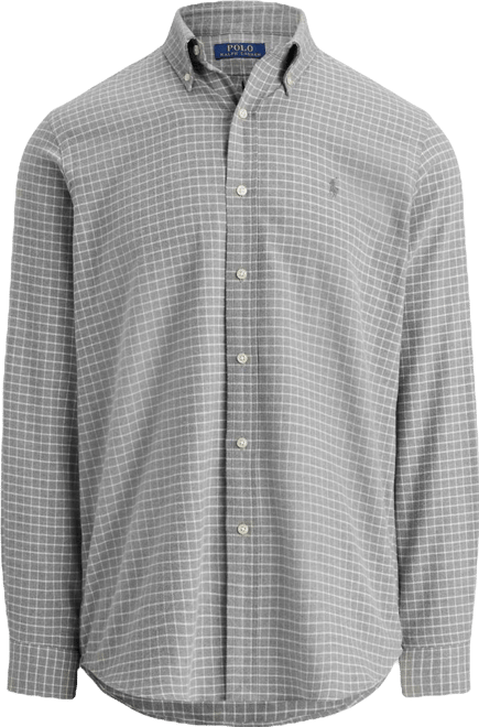 Men's Classic-Fit Long-Sleeve Checked Shirt
