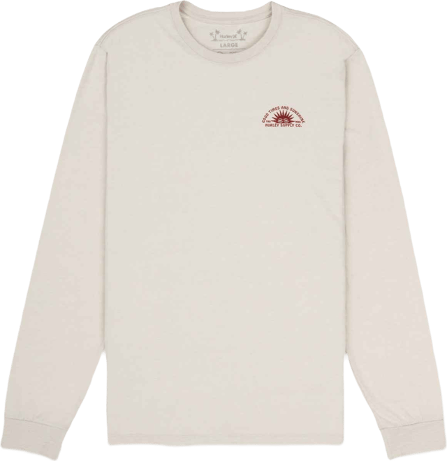 Men's Sunshine Slub Crewneck Long-Sleeve T-Shirt