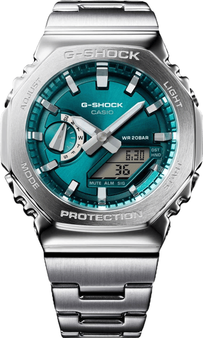 Men's Japanese Quartz Silver-Tone Stainless Steel Watch, 44.4mm