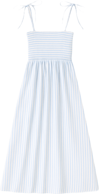 Women's Tie Shoulder Smocked Dress