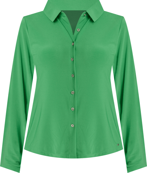 Women's Long-Sleeve Collared Shirt