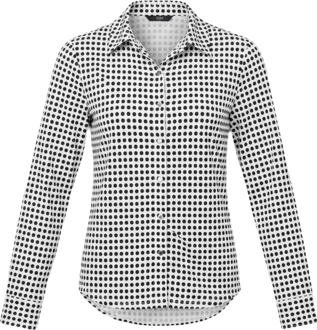 Women's Printed Button-Front Shirt
