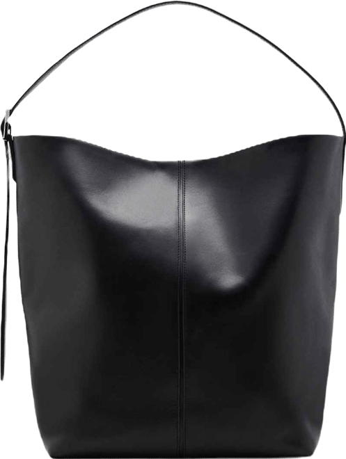 Women's Leather Bucket Bag