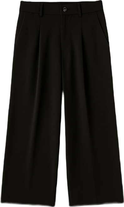 Women's High-Rise Pleated Wide-Leg Pants