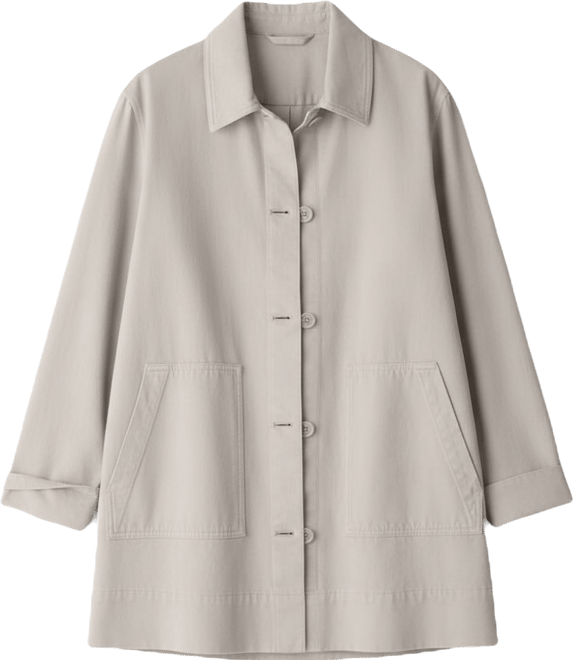 Women's Classic Collar Button-Front Jacket