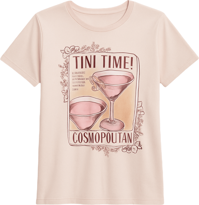 Women's Martini Time Short-Sleeve T-Shirt