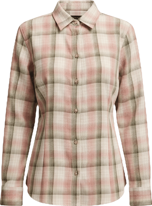 Women's Plaid Button-Down Shirt