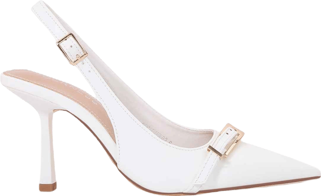 Women's Coraline Slingback Heels with Ornamental Buckle