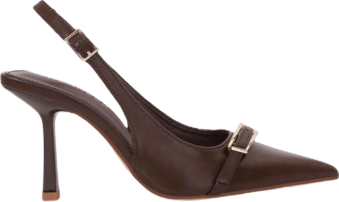 Women's Coraline Slingback Heels with Ornamental Buckle