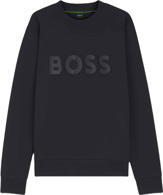 Boss by  Men's Stretch-Cotton Tonal Logo Sweatshirt