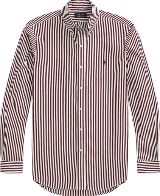 Men's Classic-Fit Striped Poplin Shirt