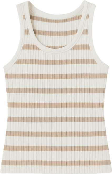 Women's Striped Sleeveless Top
