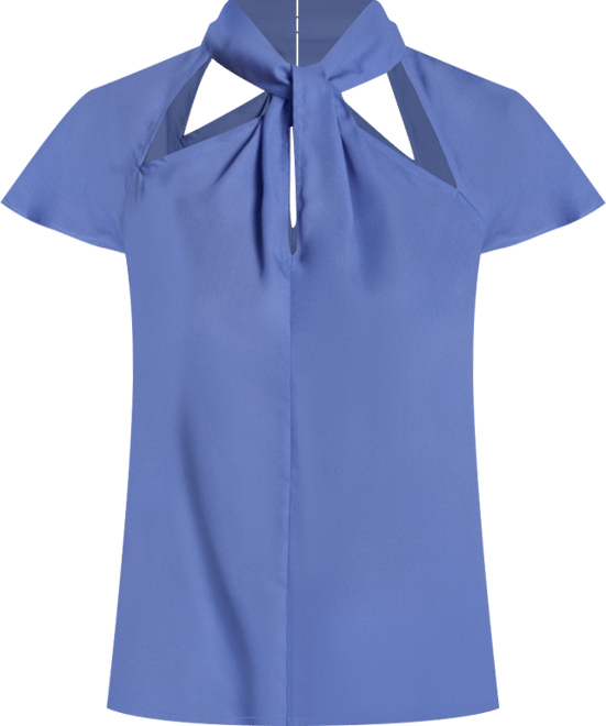 Women's High Neck Short-Sleeve Top