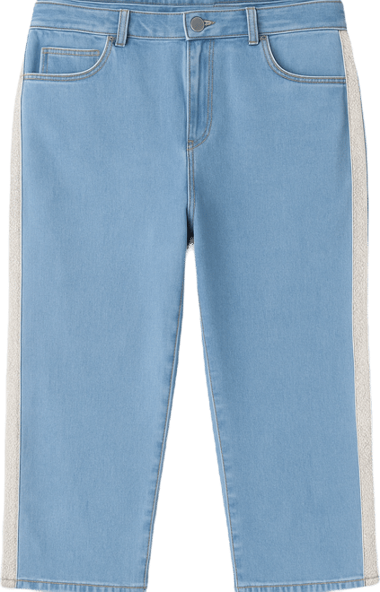 Plus Size Hotfix Mid-Rise Jeans