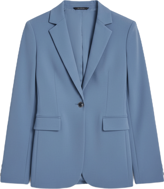 Women's Scuba Crepe One-Button Jacket