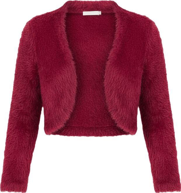 Women's Eyelash Knit Bolero