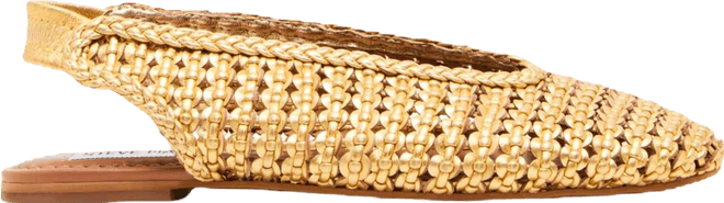 Women's Rumi Woven Slingback Raffia Flats