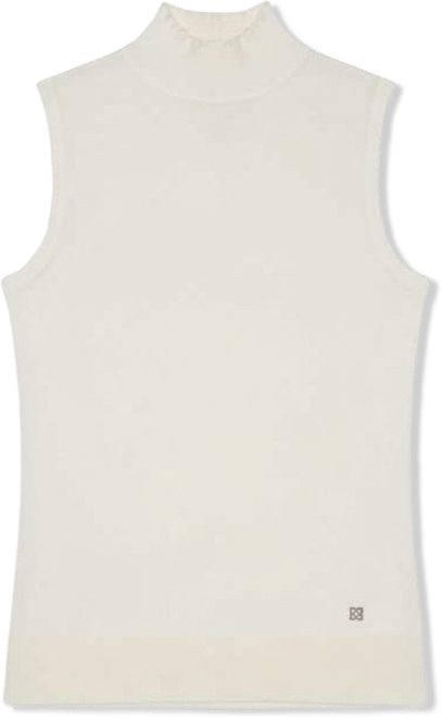Women's Mock Neck Sleeveless Tank Top