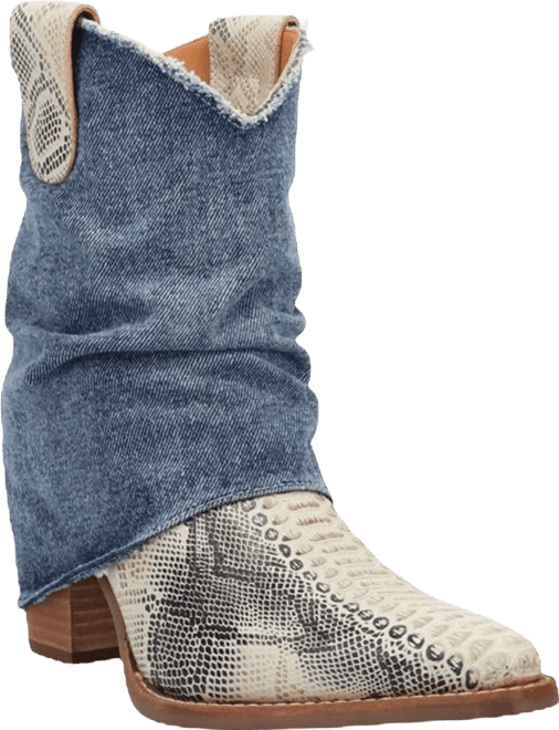 Women's Denim Dream Leather Bootie