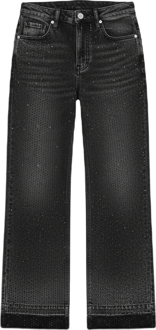 Women's Diamante Embellished Straight Leg Jeans