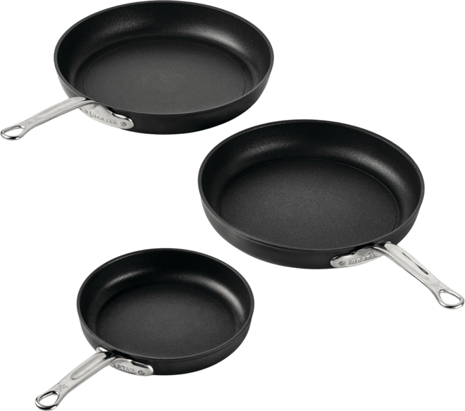 Titum Fusion Nonstick 3-Pc. Skillet Set