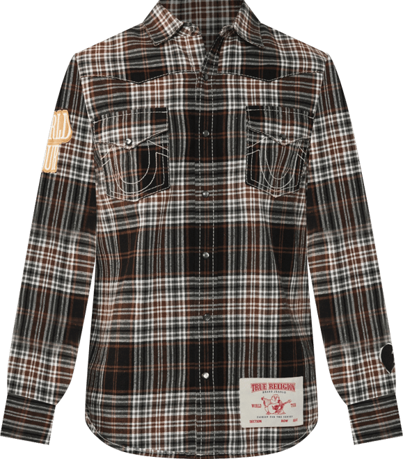 Men's Plaid Big T Western Shirt