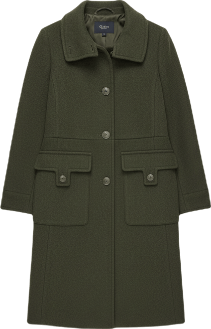 Women's Almedia Sb Wool Twill Coat With Back Belt