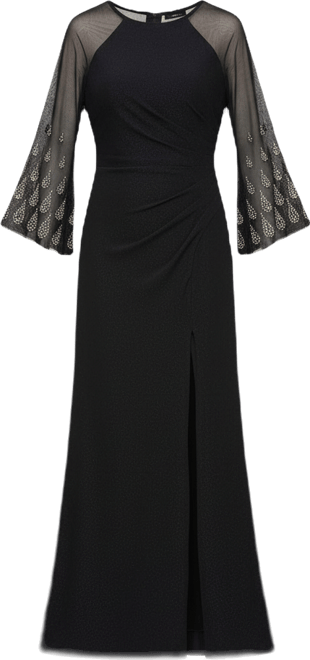 Women's Long Metallic Gown