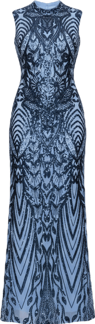 Women's Mock Neck Gown