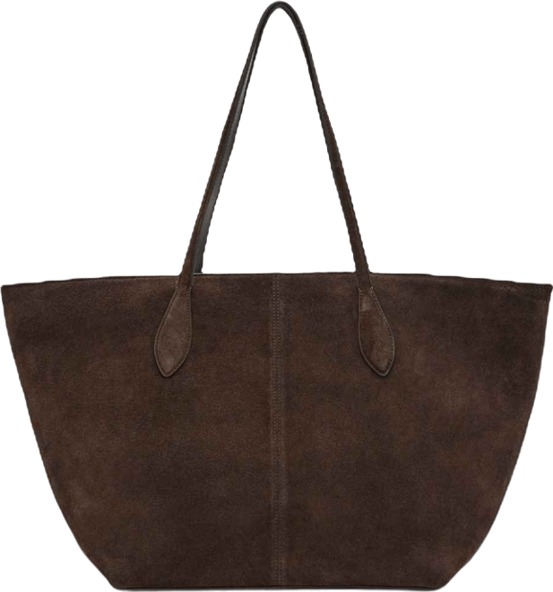 Women's Suede Shopper Bag