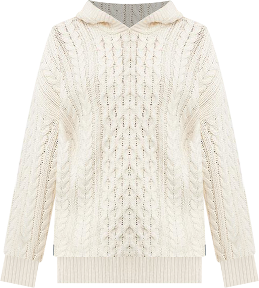 Women's Oversized Cable Hoody