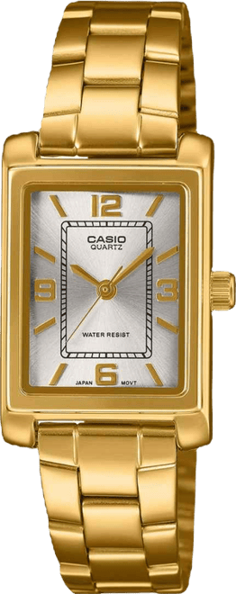 Women's Japanese Quartz Gold-Tone Stainless Steel Watch, 21mm