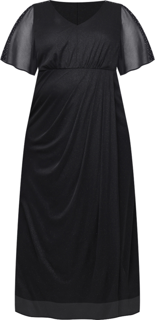 Plus Size V-Neck Maxi Dress