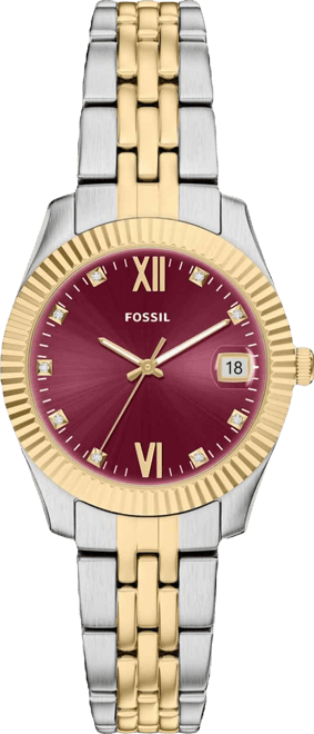 Women's Scarlette Three-Hand Date Two-Tone Stainless Steel Watch, 32mm