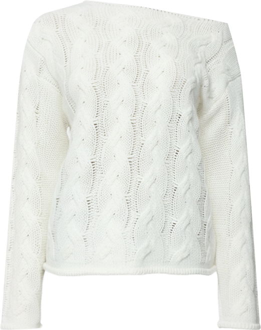 Women's Nellie Off Shoulder Cable Knit Sweater