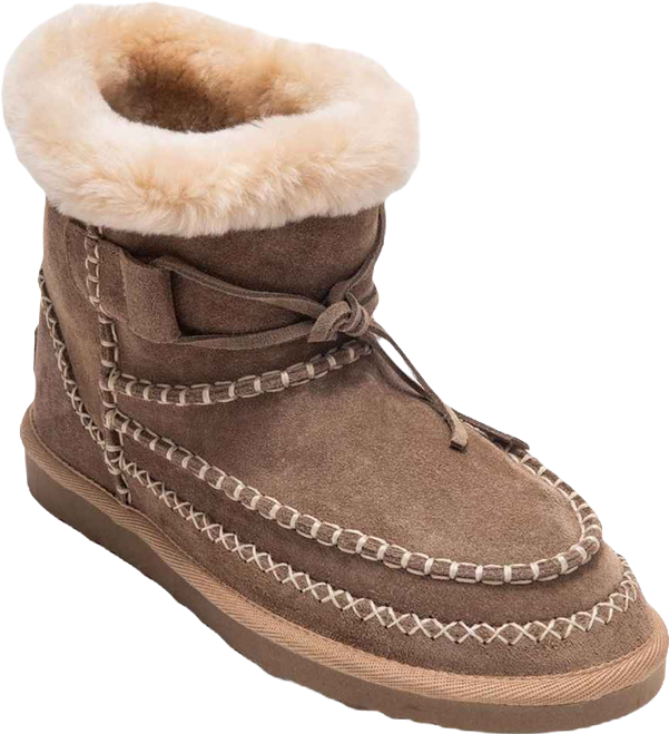 Forever & Always Women's Shoes Jorel Leather Fur Lined Ankle Boot.